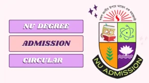NU Degree Admission Circular