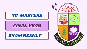 NU Masters Final year Exam Result