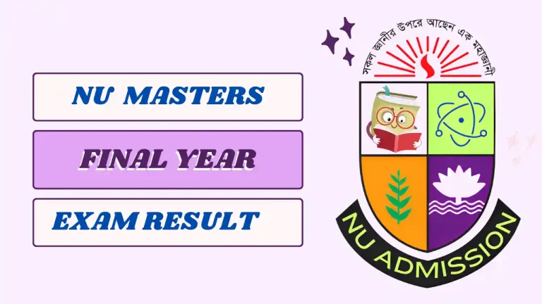 NU Masters Final year Exam Result